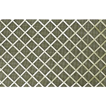 Woven Grille 3 mm Wire 13 mm Diamond Weave Fine Backing Mesh Stainless Steel Satin Stainless Steel
