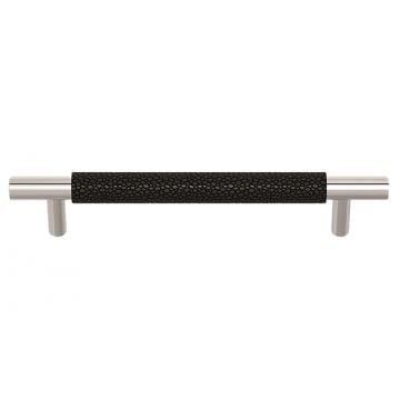 Shagreen Cabinet Pull 168 mm with Black Bronze Grip