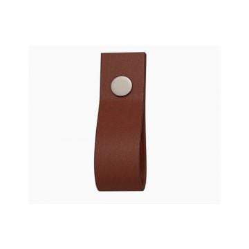 Plain Leather Button Loop Handle 