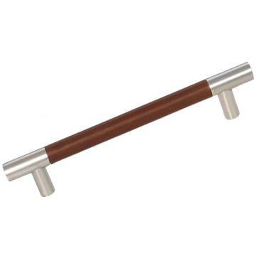 Recessed Leather Bar Handle 232 mm
