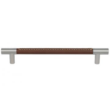 Stitched Recessed Leather Bar Handle 200 mm