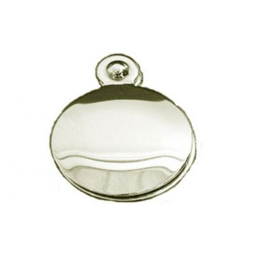 Round Covered Plain Escutcheon Polished Nickel Plate