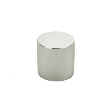 Cylinder Cupboard Knob 19 mm Polished Brass Lacquered