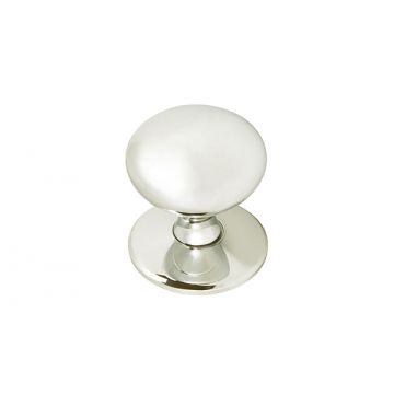 Mulberry Cupboard Knob 32 mm Polished Nickel Plate
