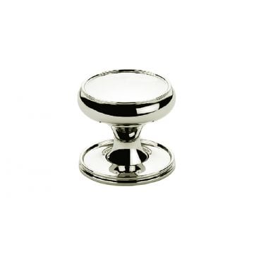 Cushion Lipped Edge Cupboard Knob with Separate Rose