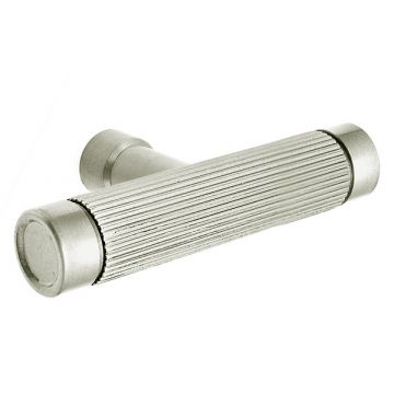 Shelgate 61 mm T-Pull Cabinet Handle with Plain Ends (Polished Nickel Plate)
