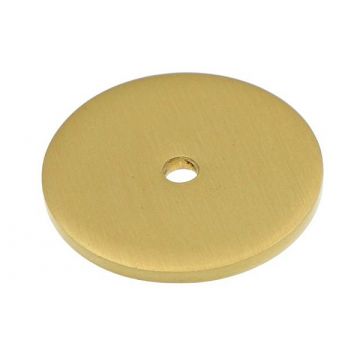 Circular Rose on Backplate 35mm ( Polished Brass Unlacquered)