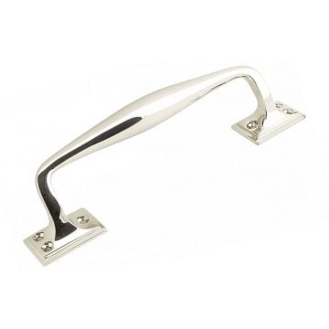 Pull Handle Face Fix 230 mm Polished Nickel Plate
