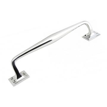 Pull Handle Face Fix 298 mm Polished Nickel Plate