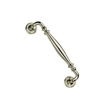 Ornate Pull Handle 287 mm Polished Brass Lacquered