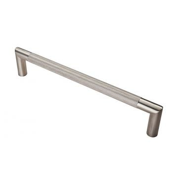 Mitred Knurled Pull Handle 320 mm Satin Stainless Steel