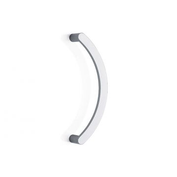 Link Curved Pull Handle 300 mm Polished Chrome Plate
