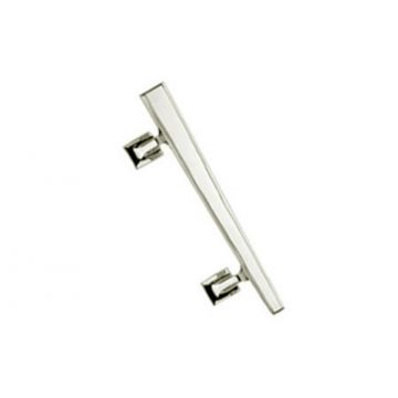 Right Hand Art Deco Pull Handle 300 mm Polished Brass Lacquered