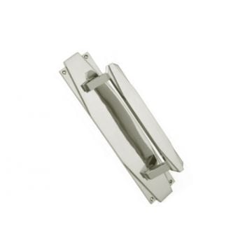 Art Deco Pull Handle on Backplate 305 x 65 mm