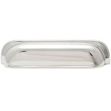 Mulberry Cup Drawer Pull 204 mm Polished Nickel Plate