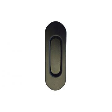 Oval Flush Door Handle 144 x 44 mm