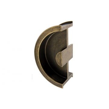 Semi Circular Flush Handle to suit 45 mm Door