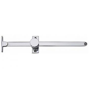 Outward Opening Sliding Casement Window Stay 254 mm Polished Chrome Plate