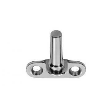 Cranked Casement Stay Pin Satin Chrome Plate