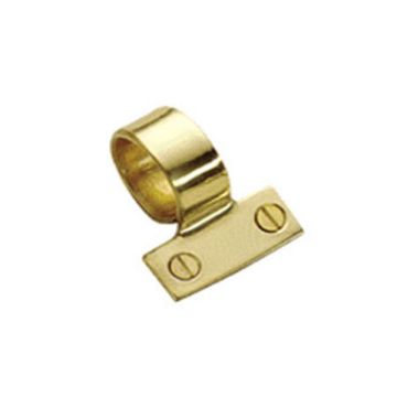 Sash Window Ring Lift Polished Brass Lacquered