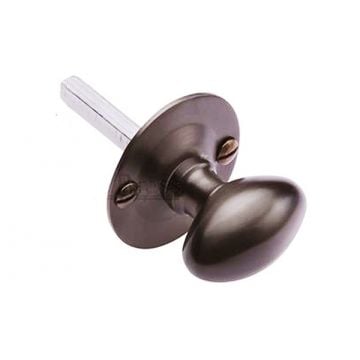 Bronze Oval Privacy Turn 5 mm Spindle