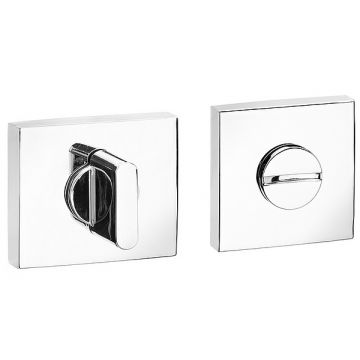 Square Privacy Turn and Release Polished Chrome Plate