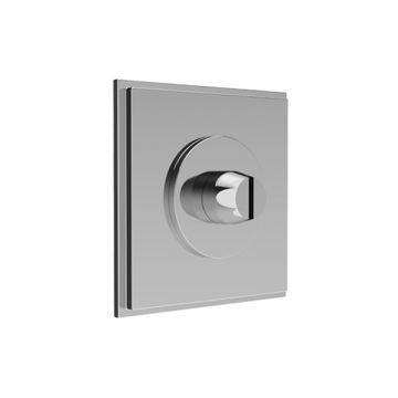Profile Square Bathroom Emergency Coin Release Polished Nickel Plate