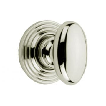 Thumb Turn 38 mm Concealed Reeded Rose Polished Brass Lacquered