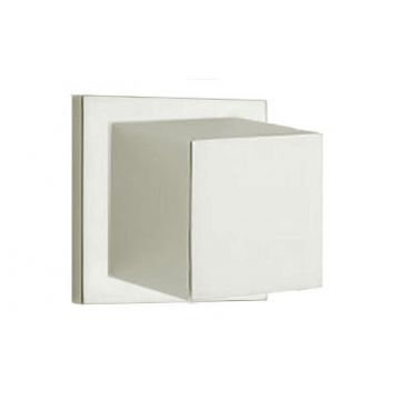Cube Thumb Turn 32 x 32 mm Square Concealed Plate Satin Nickel Plate