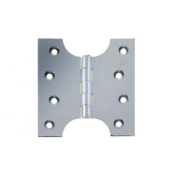 Parliament Hinge 102  x 125 mm Brass Contract Suite Satin Chrome Plate