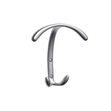 Curved Hat and Coat Hook Polished Chrome Plate