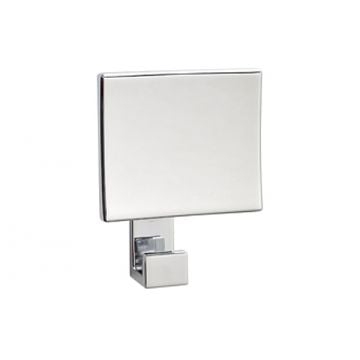 Large Square Plate Robe Hook Satin Nickel Plate