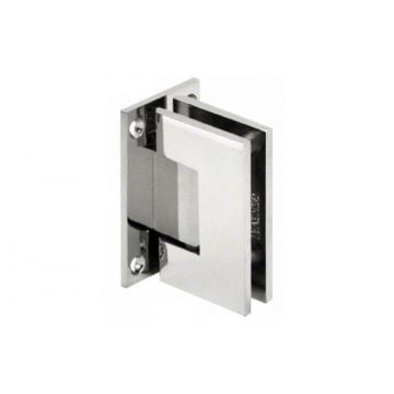 Wall to Glass Hinge 90 Degree with Plain Plate