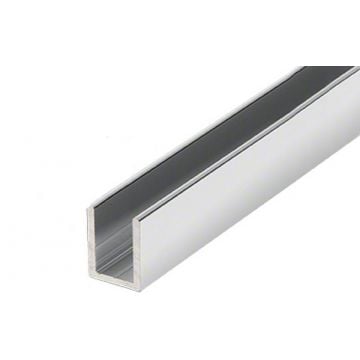 U Channel for 8 mm Glass 19 x 2490 mm