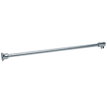 Wall to Glass 10-12 mm Support Bar 1000 mm Polished Chrome Plate