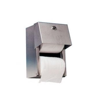 BC800 Surface Toilet Roll Holder Satin Stainless Steel