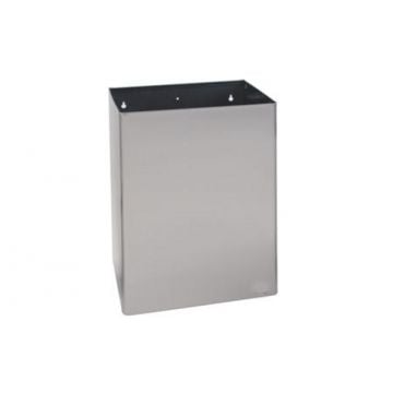 BC920 Wall Mounted Waste Bin 67 Litre Satin Stainless Steel