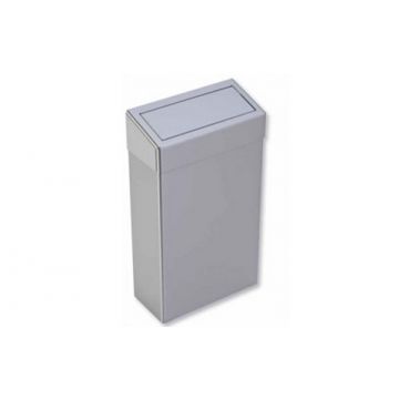 BC130 Spring Loaded Waste Bin 30 Litre Satin Stainless Steel