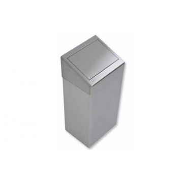 BC150 Spring Loaded Waste Bin 50 Litre Satin Stainless Steel
