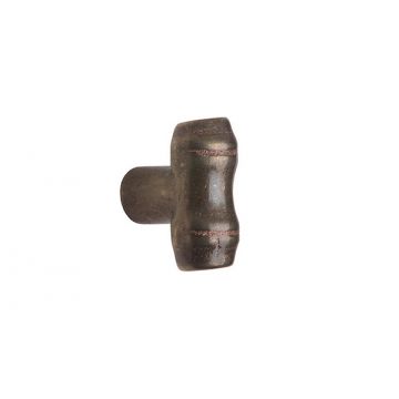Bamboo Cabinet Knob 27 mm Silicon Bronze Brushed