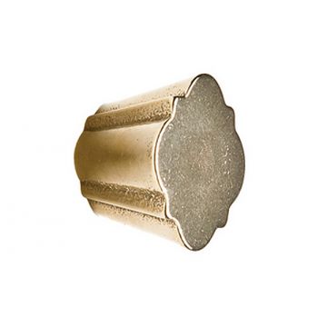 Quatrafoil Cabinet Knob 38 mm White Bronze Medium
