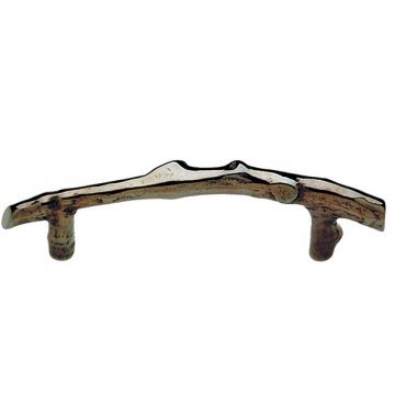 Twig Cabinet Pull 151 mm Silicon Bronze Rust