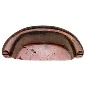 Bin Cabinet Pull 103 mm Silicon Bronze Rust