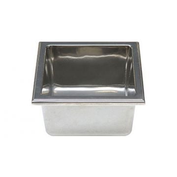 Square Bronze Bar Sink 381 mm