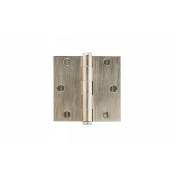 Plain Bearing Extruded Bronze Hinge 89 x 89 mm with Standard Finial Caps