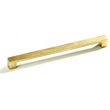 Rebel Pull Handle 342 mm Aged Gold Finish Lacquered