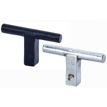 Core Cabinet T Pull Handle 50 x 9 mm Old Silver Finish Lacquered