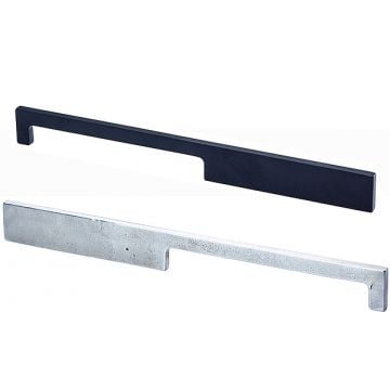 A-Symm Cabinet Handle 333 mm Black Iron Finish Lacquered