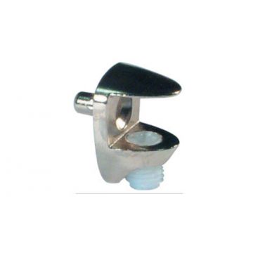 Shelf Support 8-10 mm Glass Nickel Plated