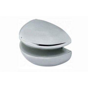 Shelf Support 73 mm Wide to suit 6-16 mm Glass Satin Nickel Plate